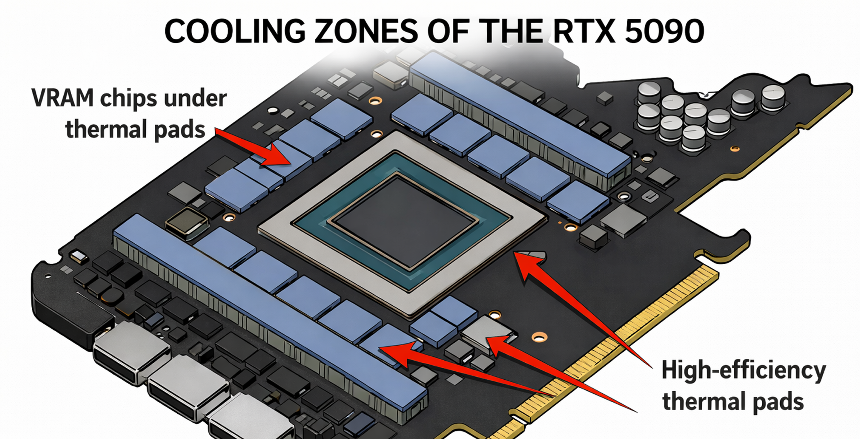 Cooling zones and liquid-cooling service